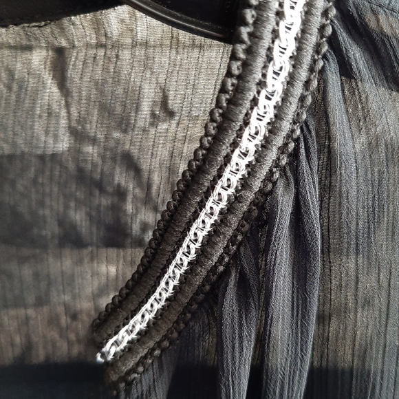 THE LIMITED - Black sheer tunic for women - Size L - Picture 3 of 9